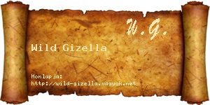 Wild Gizella névjegykártya